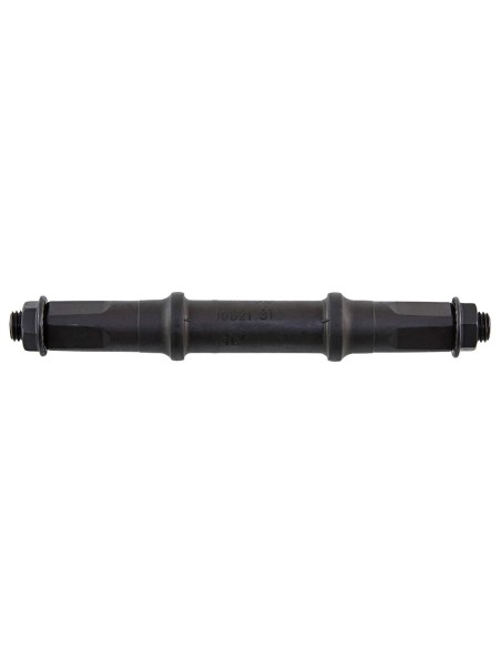 Cotterless B.B Axle Square Nut Style 126mm Black.